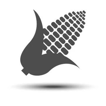 Corn vector icon Stock Illustration