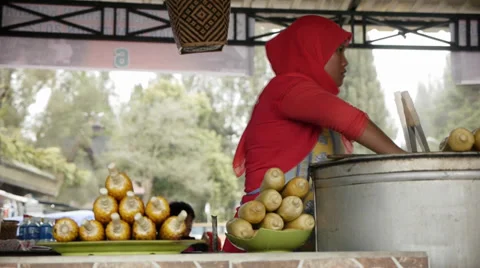 Corn Vendor Stock Footage 39459003