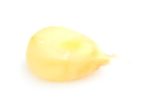 Corn on a white background. macro Stock Photos