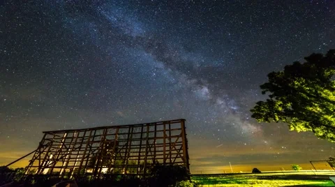 Cornbin Timelapse Milky Way 스톡 동영상 65173275