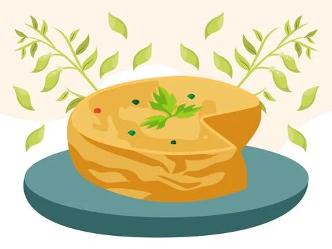 Cornbread Concept Illustration Stock Illustration