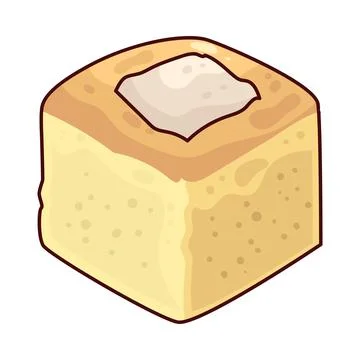 Cornbread illustration Stock Illustration