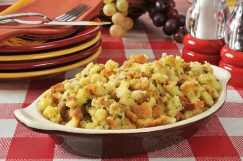 Cornbread stuffing 写真素材