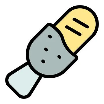 Corndog icon vector flat イラスト素材