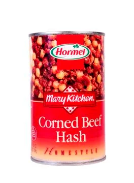Corned beef hash 库存照片