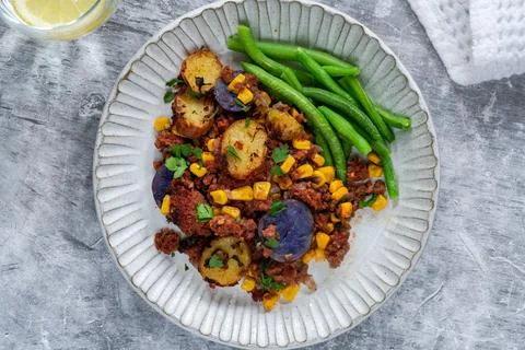 Corned beef hash Stock Photos