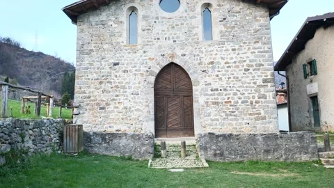 Cornello dei Tasso, ancient village Stock Footage 236101357