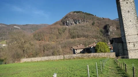 Cornello dei Tasso, ancient village Stock Footage 236101978