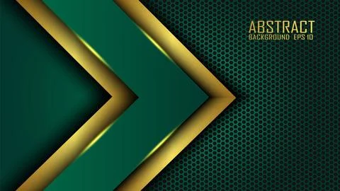 Corner arrows overlap vector background on space for text and message artwo.. Stock Illustration