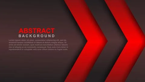 Corner arrows overlap vector background on space for text and message artwo.. Stock Illustration