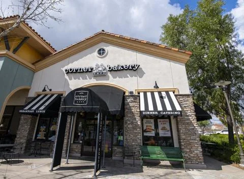 Corner Bakery Cafe Close Up Stock Photos