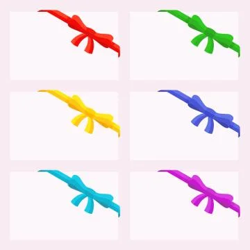 Corner Bow Stock Illustration