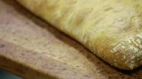 Corner Bread Pan right Stock Footage 9479654