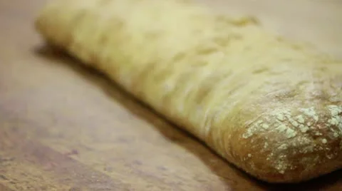 Corner Bread top pan right Stock Footage 9477445