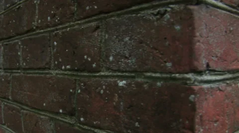 Corner of the brick wall Video stock 32220958