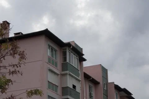 Corner of a Building Stock Photos