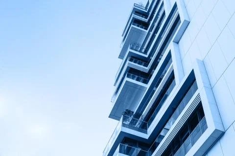 The corner of the building Stock Photos