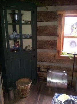 Corner cabinet 스톡 사진