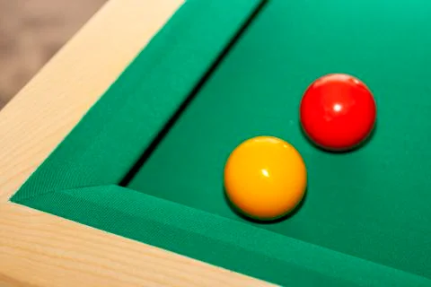 Corner of a carom billiard table Stock Photos