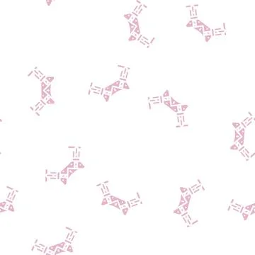 Corner clamp glyph vector seamless pattern Stock Illustration