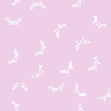 Corner clamp line seamless pattern Stock Illustration