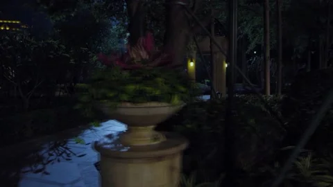 A corner of the community garden Stock Footage 235273122