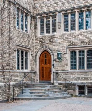 Corner of courtyard Stock Photos