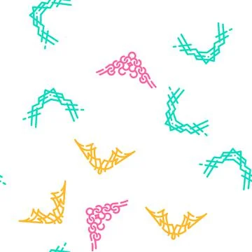 Corner Decoration Vector Seamless Pattern 스톡 일러스트