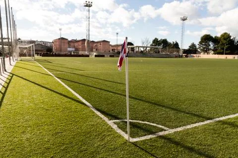 Corner flag Stock Photos