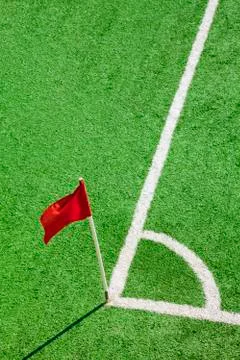 Corner flag Stock Photos