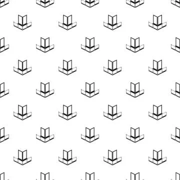 Corner glass balcony pattern seamless Stock Illustration