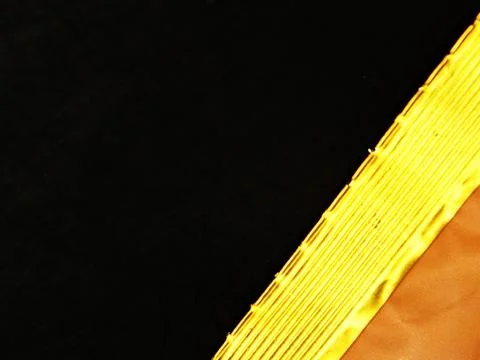 Corner gold frame border Stock Photos