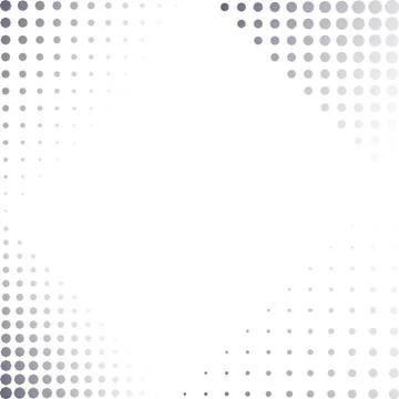 Corner halftone elements Stock Illustration