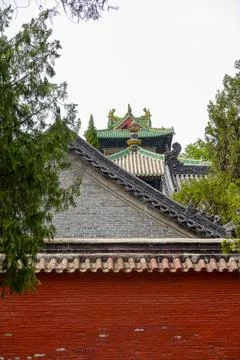 A Corner of the Historic Shaolin Temple Stock Photos