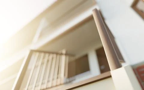 Corner house background Stock Illustration