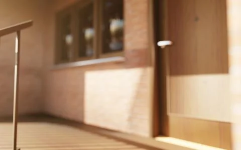 Corner house background Ilustración de archivo