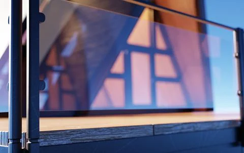 Corner house background Ilustración de archivo