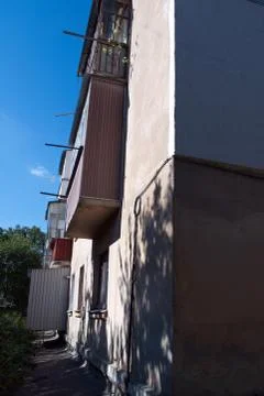 Corner of the house Stock Photos