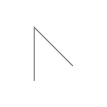 Corner icon Stock Illustration