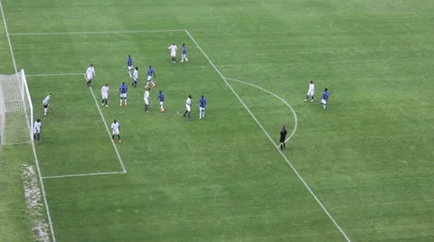 Corner kick Stock-Footage 11145650