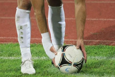 Corner kick Stock Photos