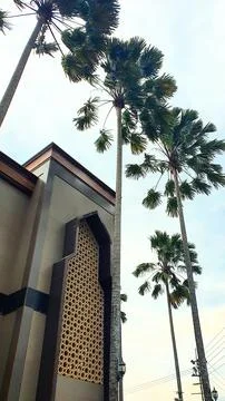 Corner of the mosque Stock Photos