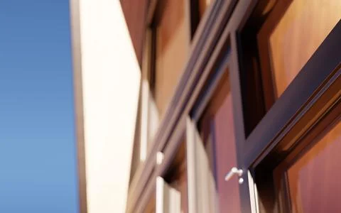 Corner office background Stock Illustration