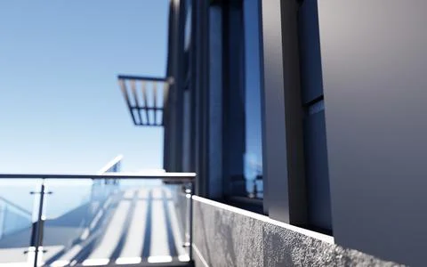 Corner office background Ilustración de archivo