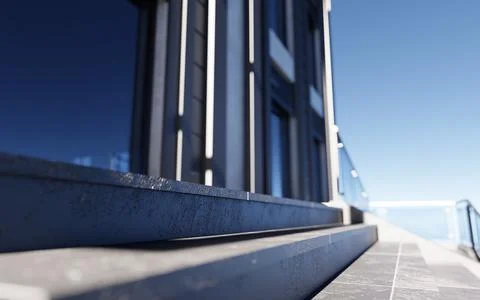 Corner office background Ilustración de archivo