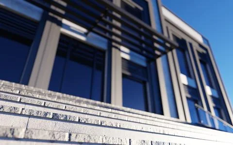 Corner office background Ilustración de archivo