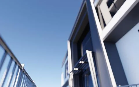 Corner office background Ilustración de archivo