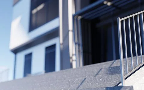 Corner office background Ilustración de archivo