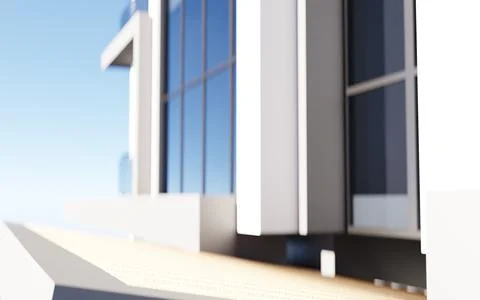 Corner office background Ilustración de archivo