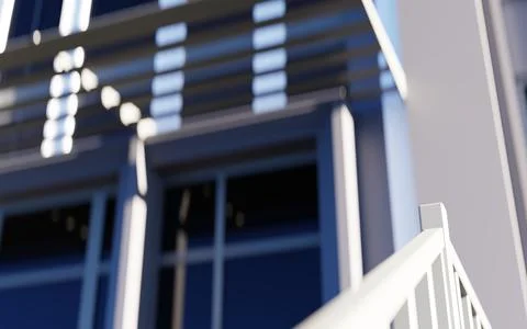 Corner office background Stock Illustration